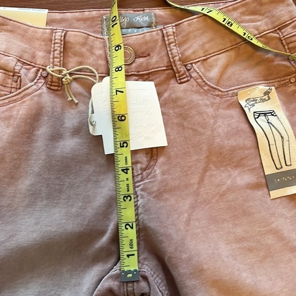 Indigo Rein junior girls Color Flex midrise skinny corduroy pants Size 7 - Picture 10 of 13